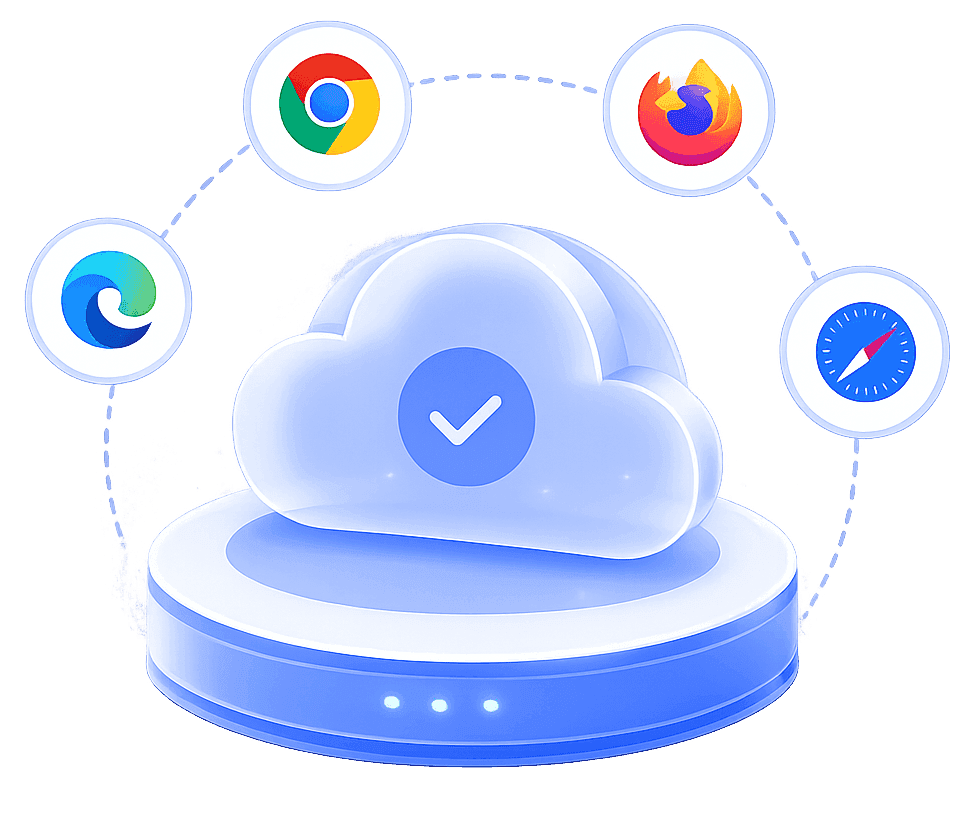 QAlity cloud execution across Chrome, Firefox, Edge, and Safari